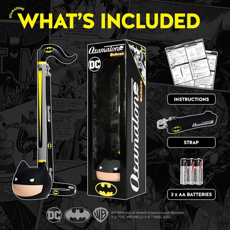 Otamatone Deluxe Batman Electronic Musical Instrument for Adults Portable Synthesizer Digital Electric Music from Japan by Maywa Denki Cool Stuff Gifts [English Instructions] - Image 5
